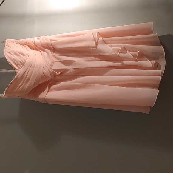 DAVIDS BRIDAL Petal Dress Size 10 - Picture 2 of 11